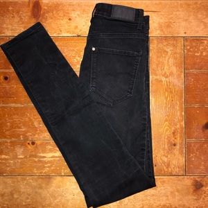 Black High Waisted Skinny Jeggings